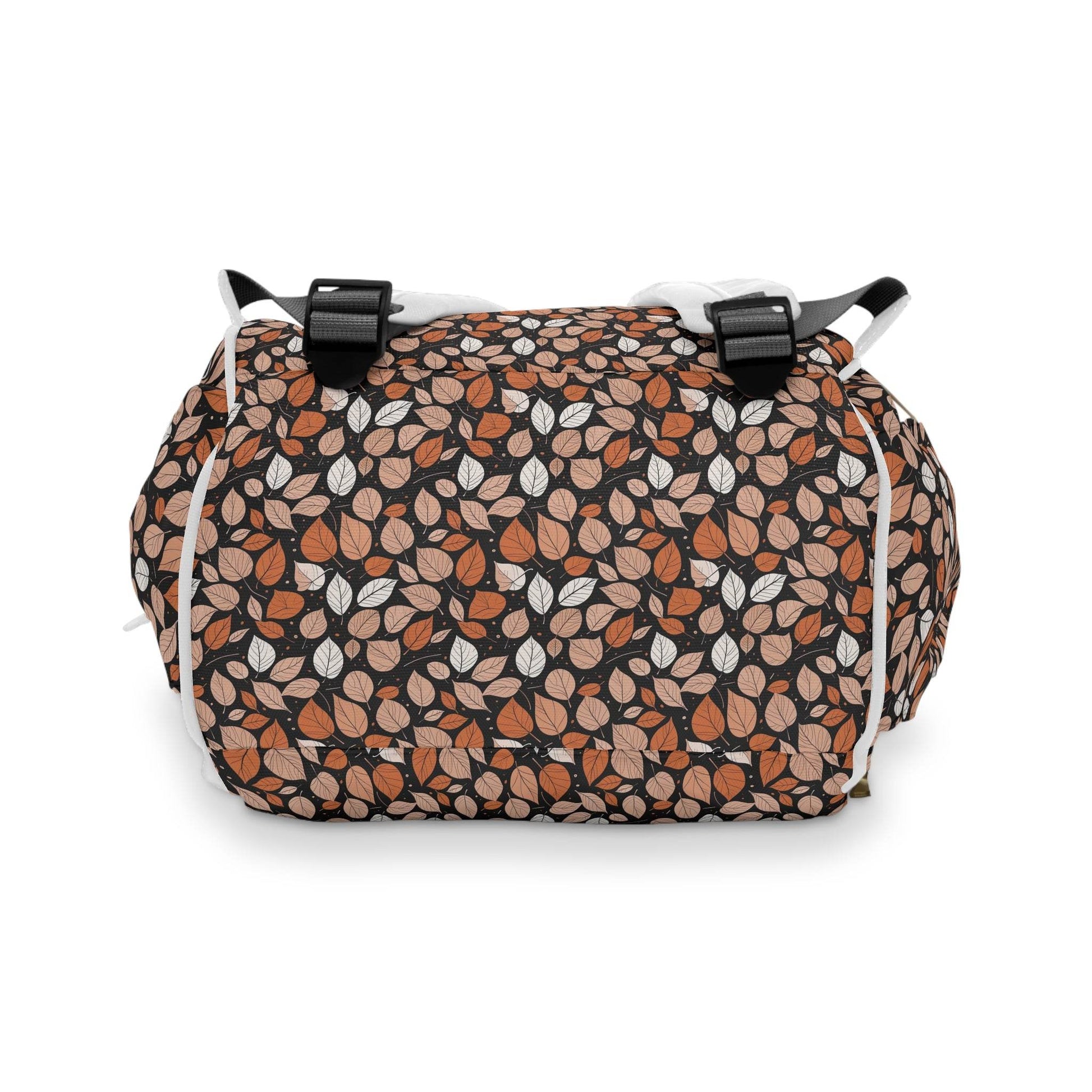 Multifunctional Dark Leaves Diaper Backpack - DeRose Seasonal