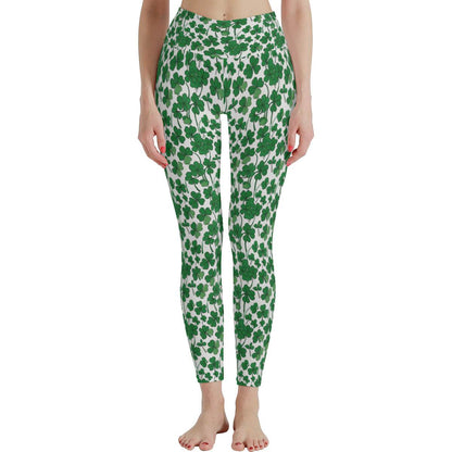 Little clovers Women's Polyester Yoga pants Leggings - DeRose Seasonal