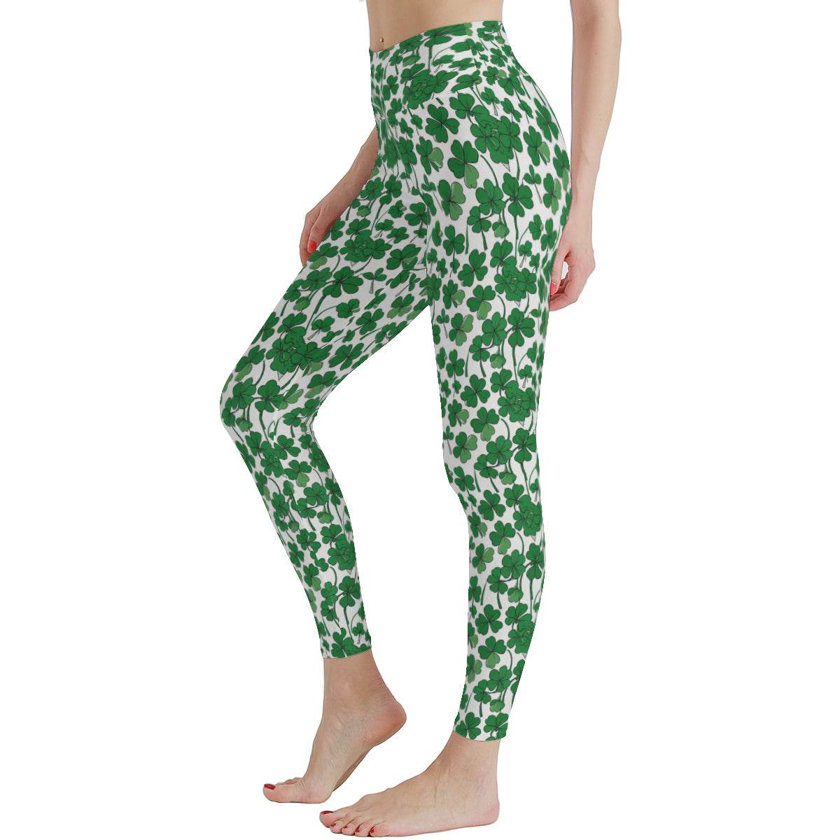 Little clovers Women's Polyester Yoga pants Leggings - DeRose Seasonal