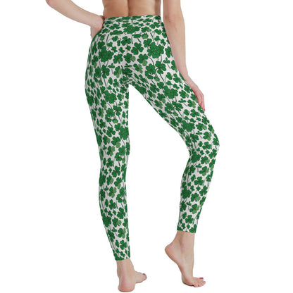 Little clovers Women's Polyester Yoga pants Leggings - DeRose Seasonal
