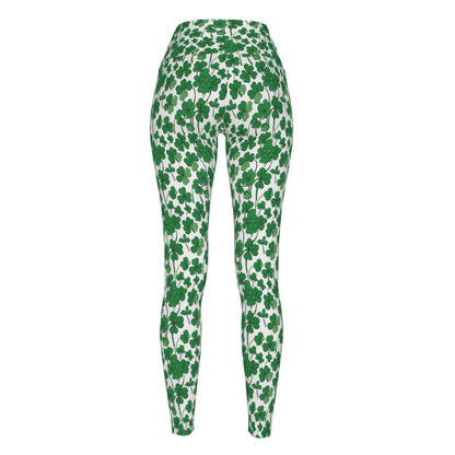 Little clovers Women's Polyester Yoga pants Leggings - DeRose Seasonal