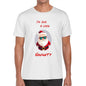 Naughty Santa Men's Cotton T-Shirt - DeRose Seasonal