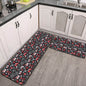 Non-slip two-piece M kitchen mat | Flannel - presents1-1 - DeRose Seasonal