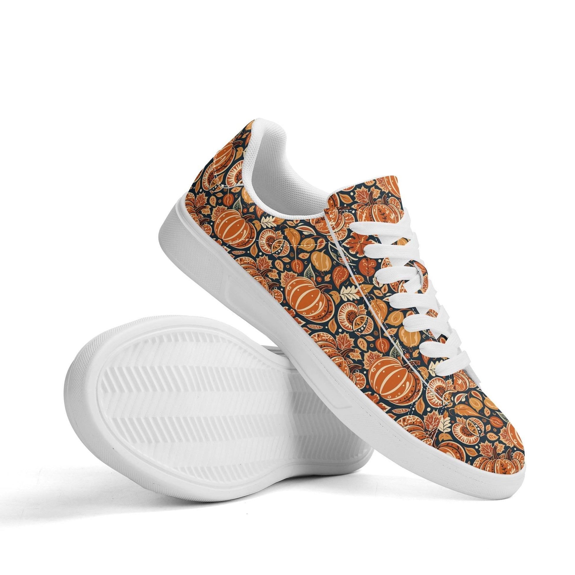 Original Pumpkin Patch Adult Lightweight Brand Low Top Leather Shoes - DeRose Seasonal