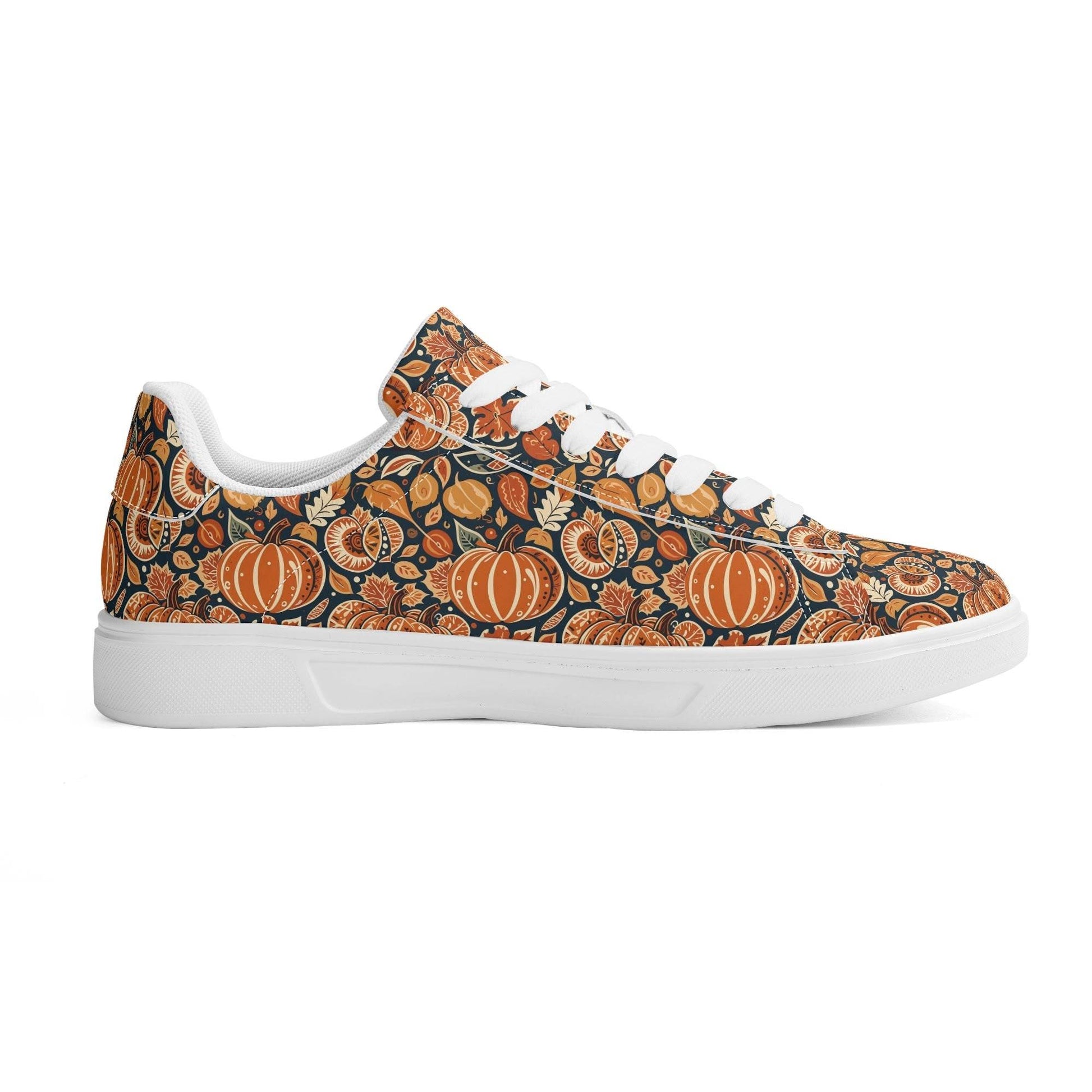 Original Pumpkin Patch Adult Lightweight Brand Low Top Leather Shoes - DeRose Seasonal