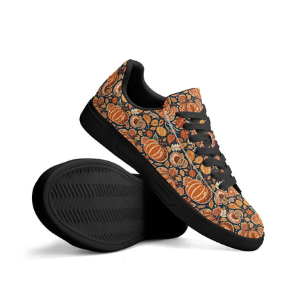 Original Pumpkin Patch Adult Lightweight Brand Low Top Leather Shoes - DeRose Seasonal