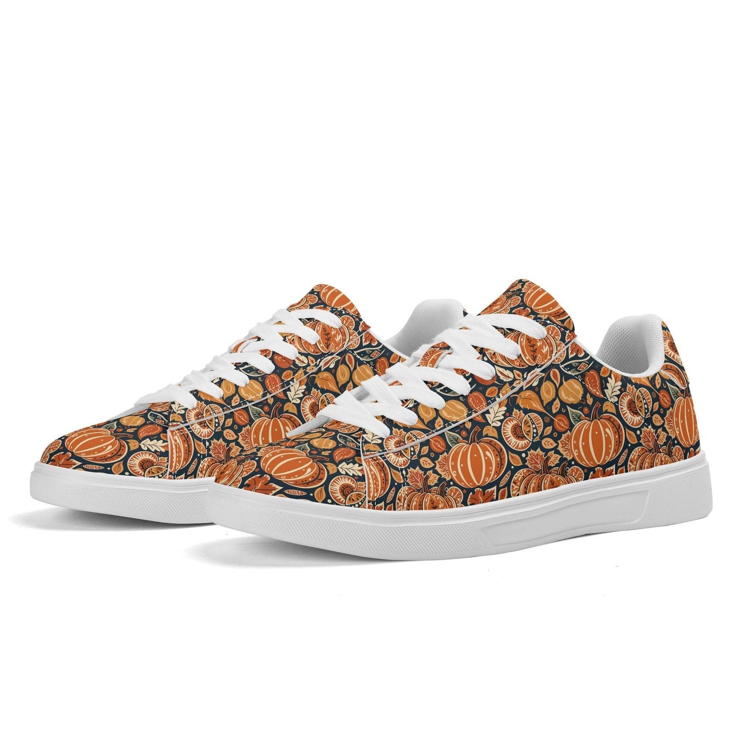 Original Pumpkin Patch Adult Lightweight Brand Low Top Leather Shoes - DeRose Seasonal