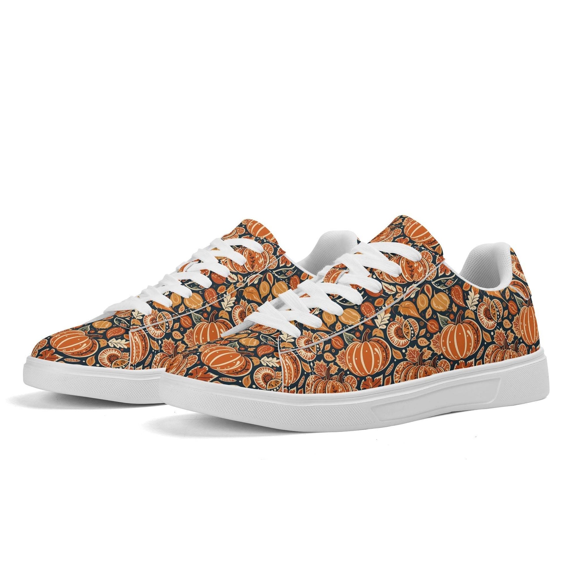 Original Pumpkin Patch Adult Lightweight Brand Low Top Leather Shoes - DeRose Seasonal