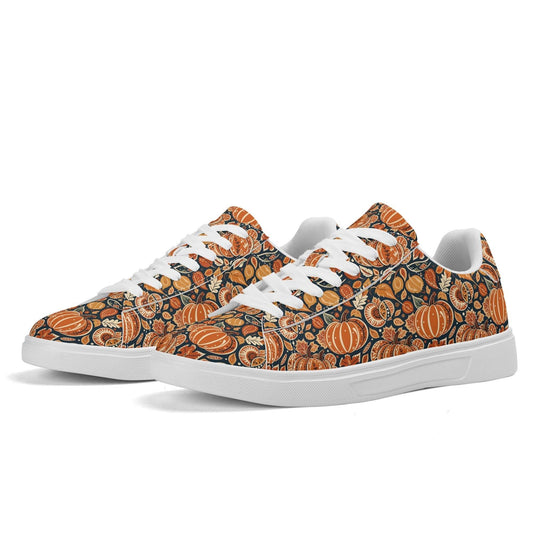 Original Pumpkin Patch Adult Lightweight Brand Low Top Leather Shoes - DeRose Seasonal