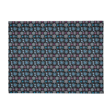 Party Snowflake Flannel Breathable Blanket 4 Sizes - DeRose Seasonal