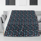 Party Snowflake Flannel Breathable Blanket 4 Sizes - DeRose Seasonal