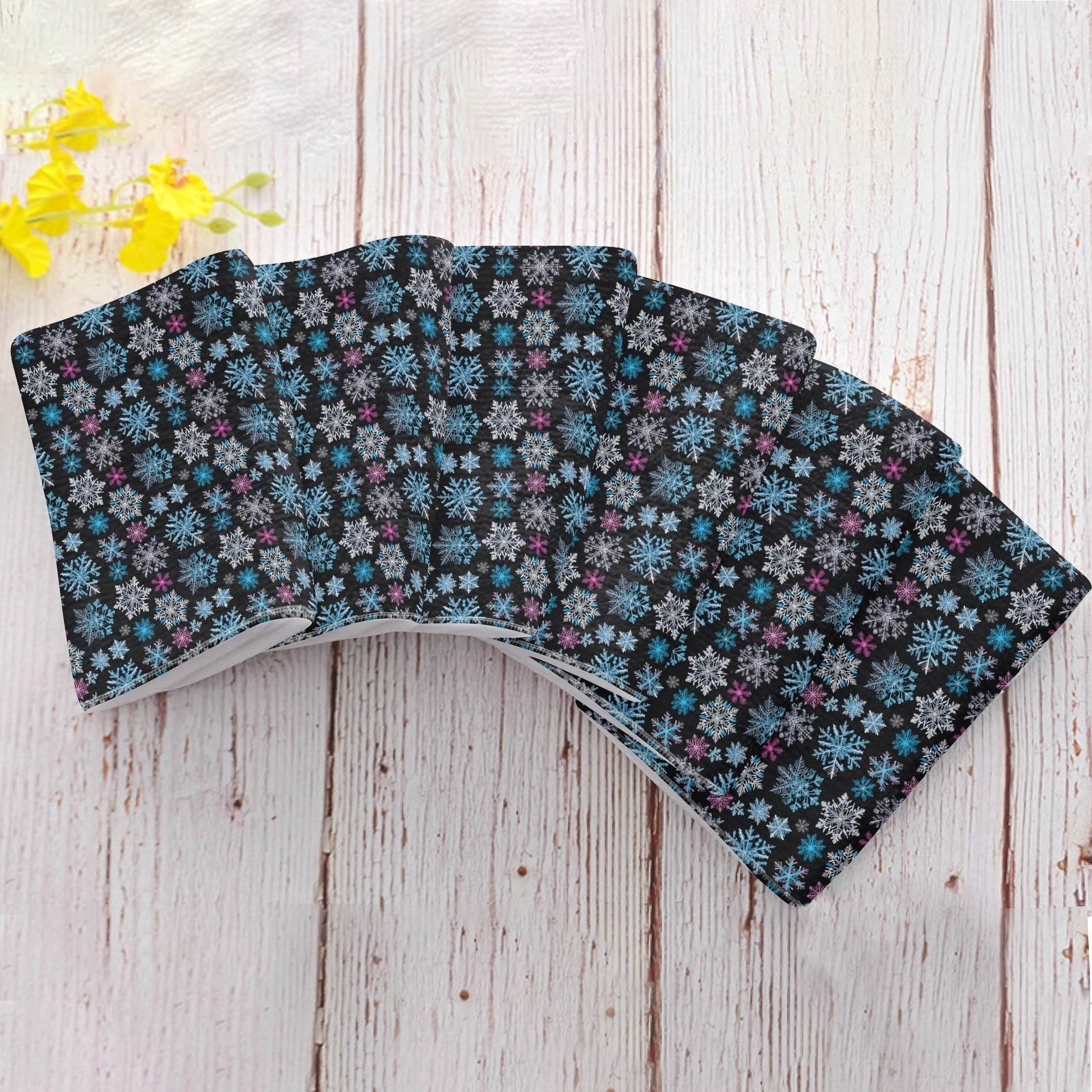Party Snowflake Hand Towels (6 Pcs) - DeRose Seasonal