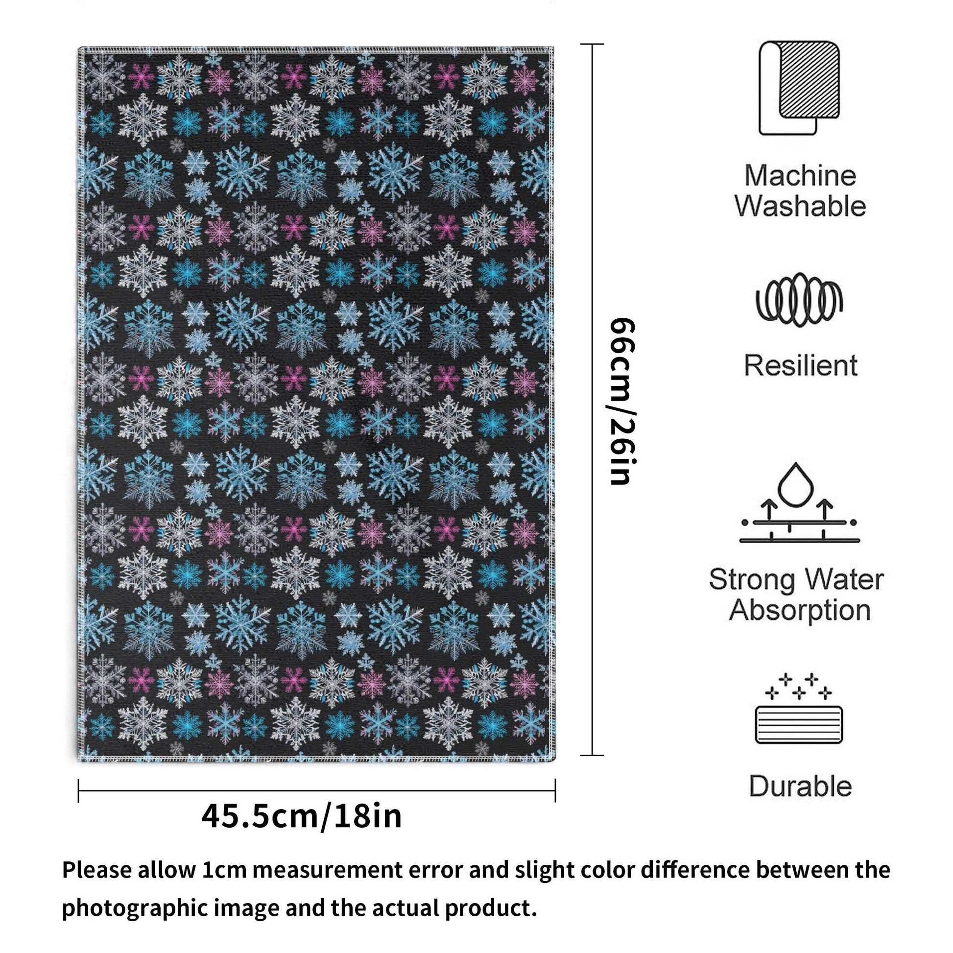 Party Snowflake Hand Towels (6 Pcs) - DeRose Seasonal