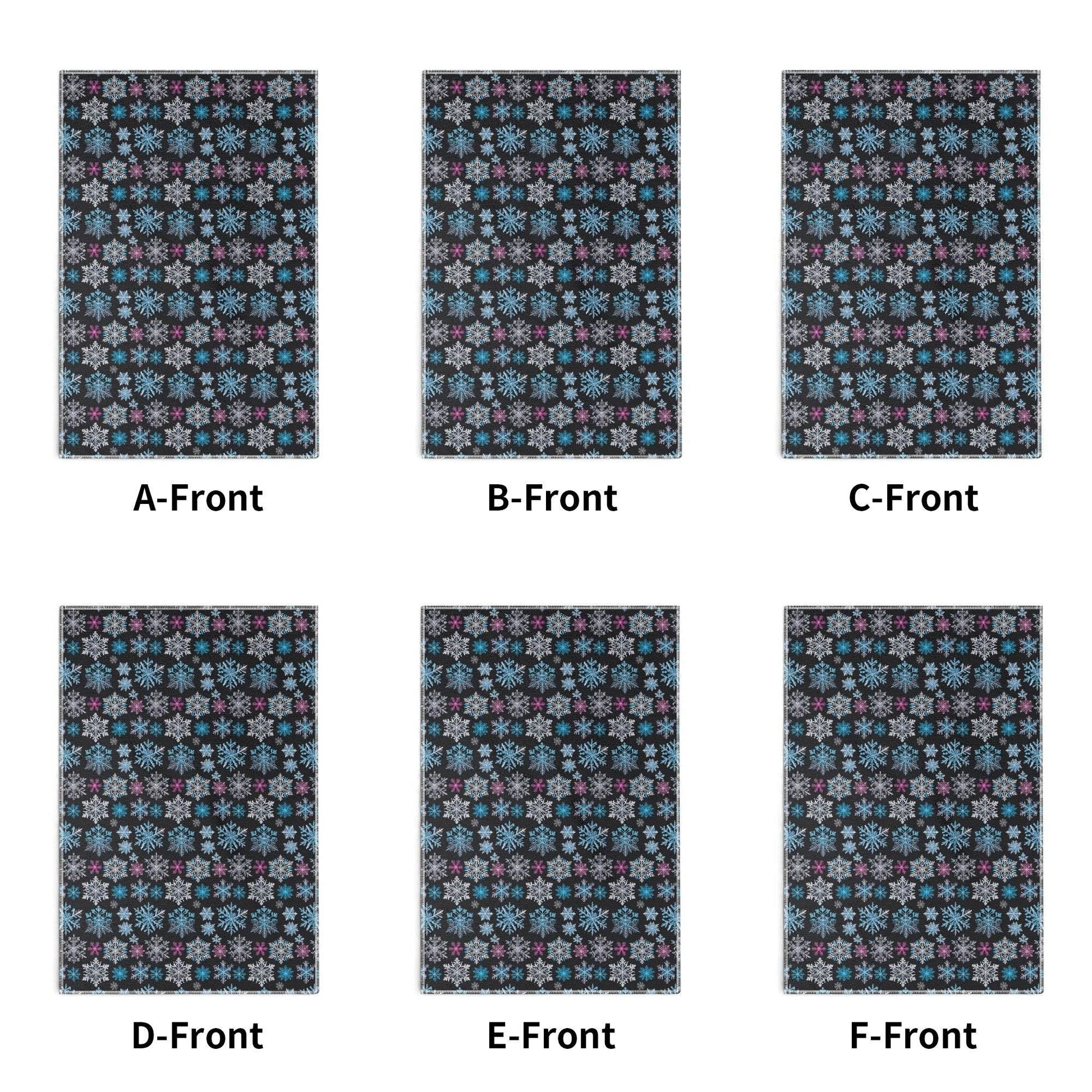 Party Snowflake Hand Towels (6 Pcs) - DeRose Seasonal