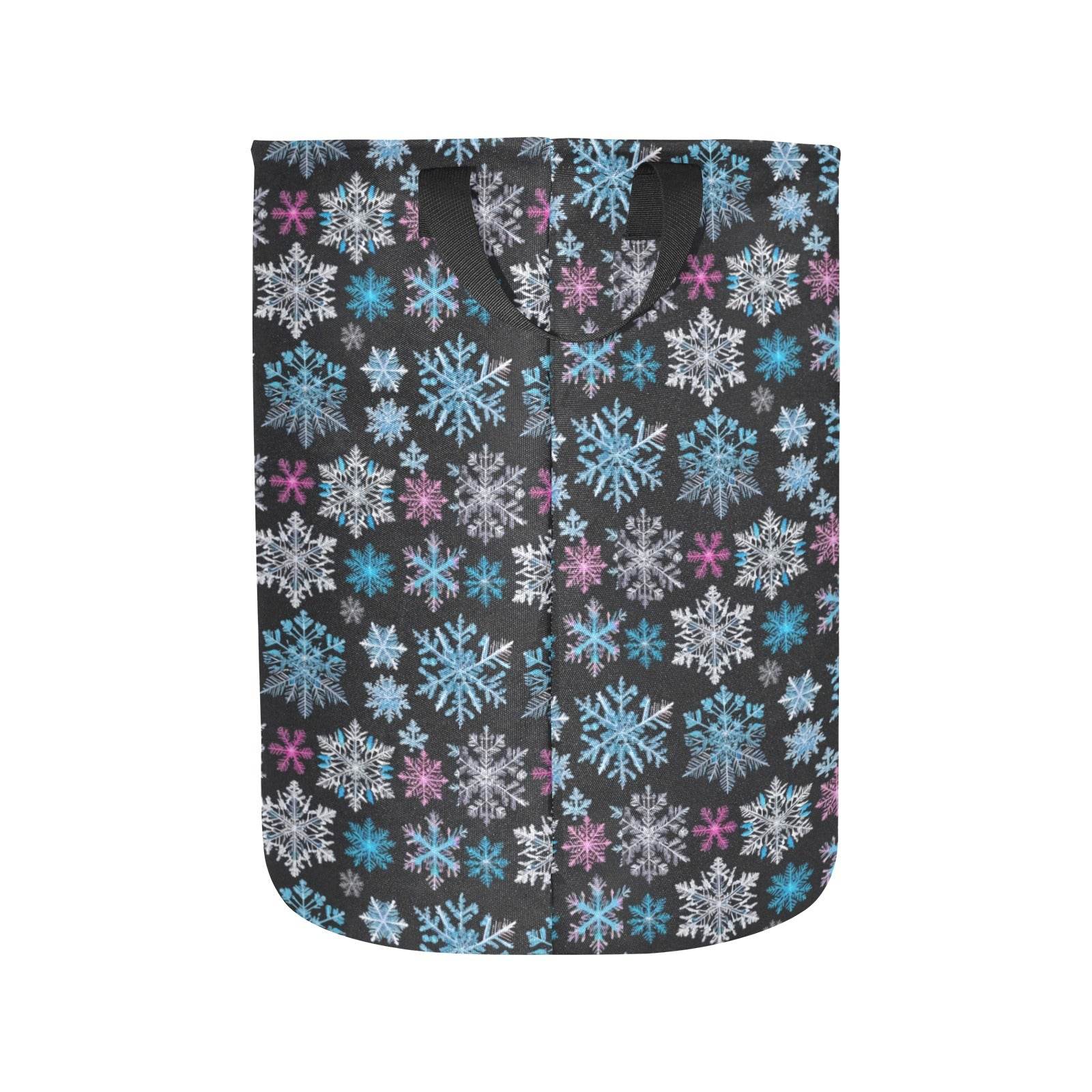 Party Snowflake Polyester Laundry and Blanket Basket - DeRose Seasonal