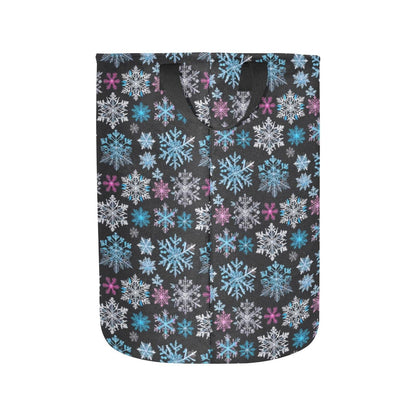 Party Snowflake Polyester Laundry and Blanket Basket - DeRose Seasonal