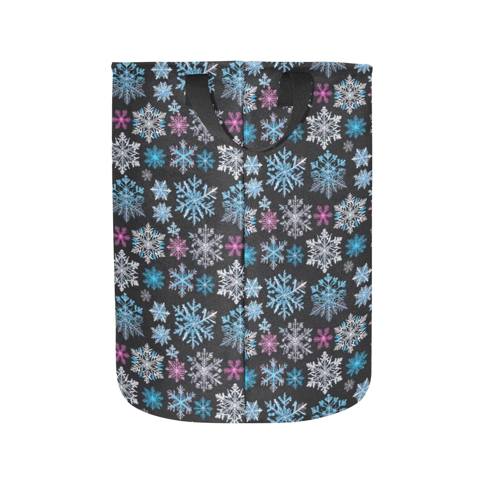 Party Snowflake Polyester Laundry and Blanket Basket - DeRose Seasonal