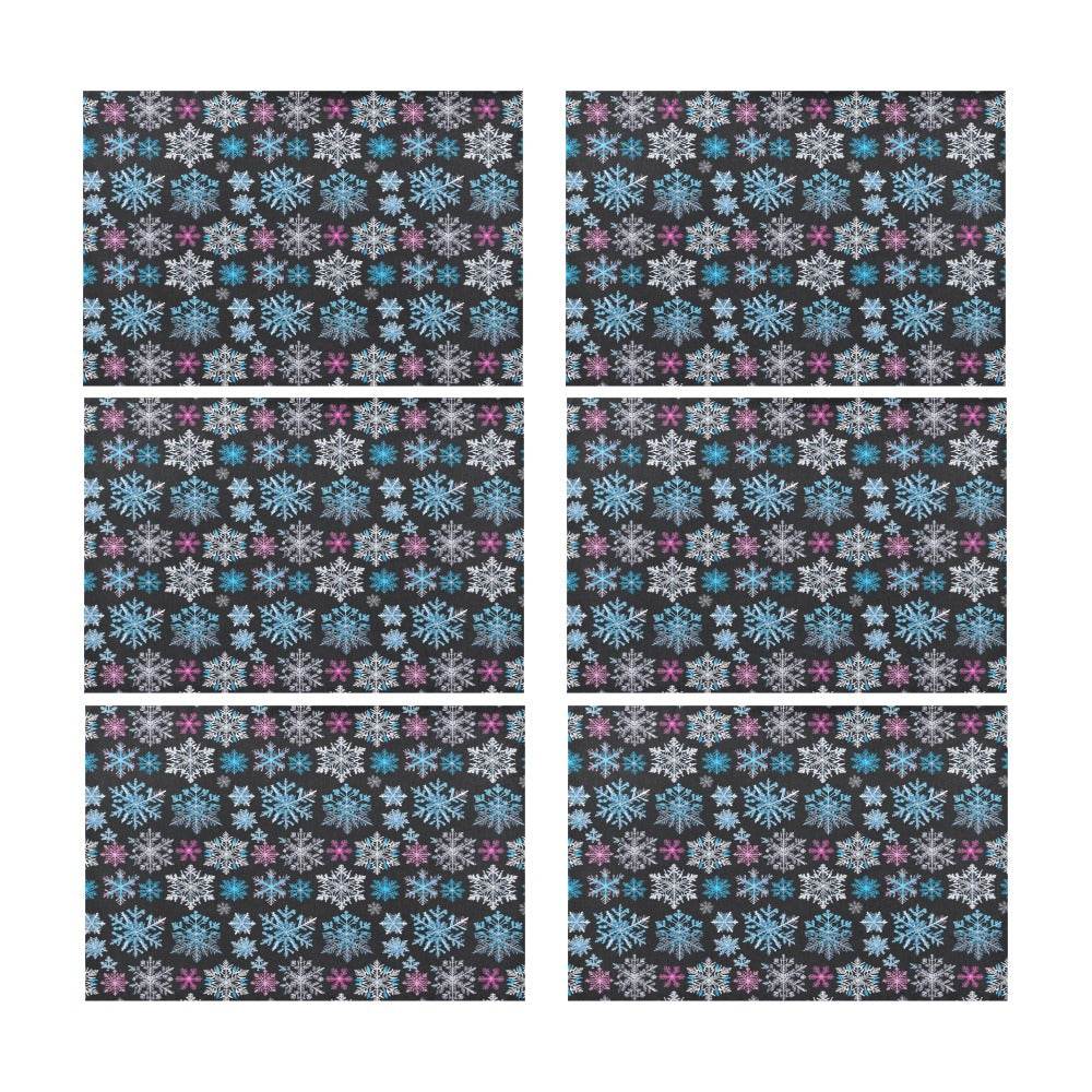 Party Snowflake Table Placemat (set of 6) - DeRose Seasonal