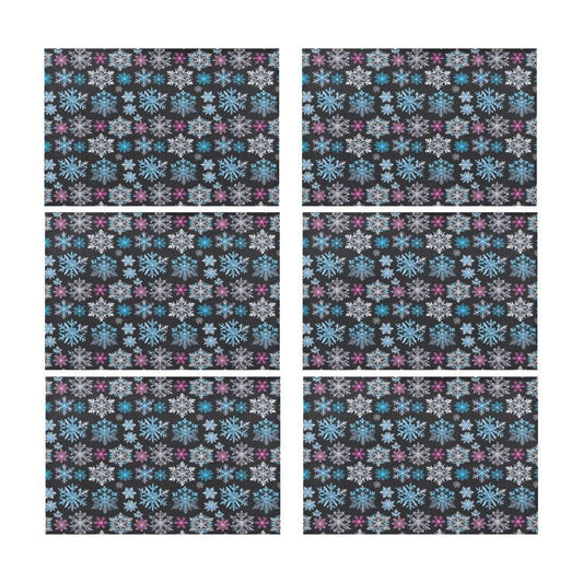 Party Snowflake Table Placemat (set of 6) - DeRose Seasonal