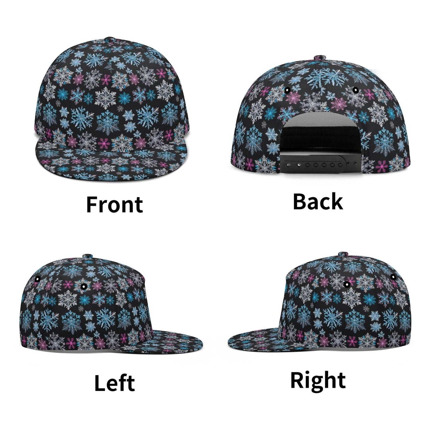 Party Snowflake Unisex Classic Snapbacks - DeRose Seasonal