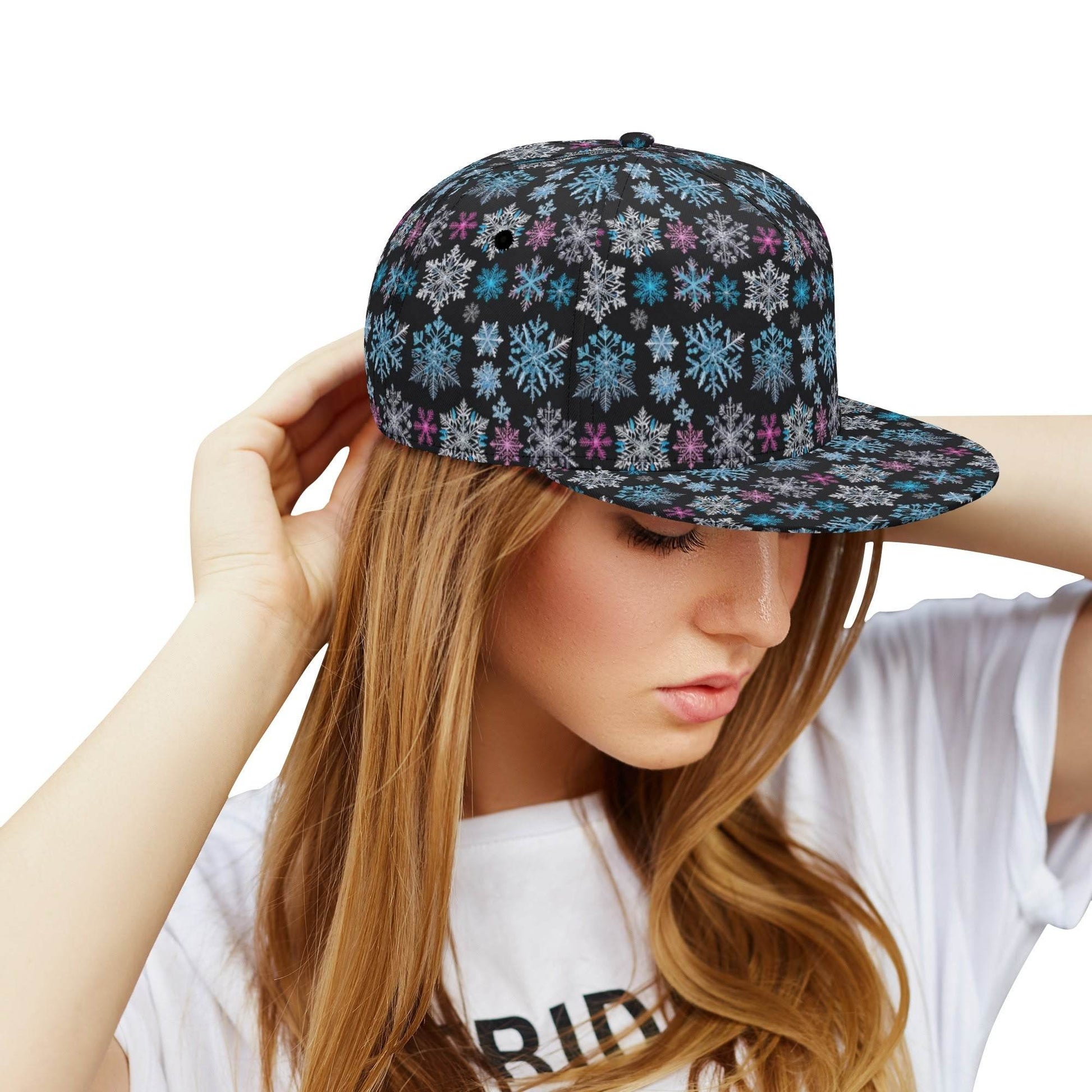 Party Snowflake Unisex Classic Snapbacks - DeRose Seasonal