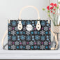 Party Snowflakes Luxury Women Leather Handbag (3 sizes) - DeRose Seasonal