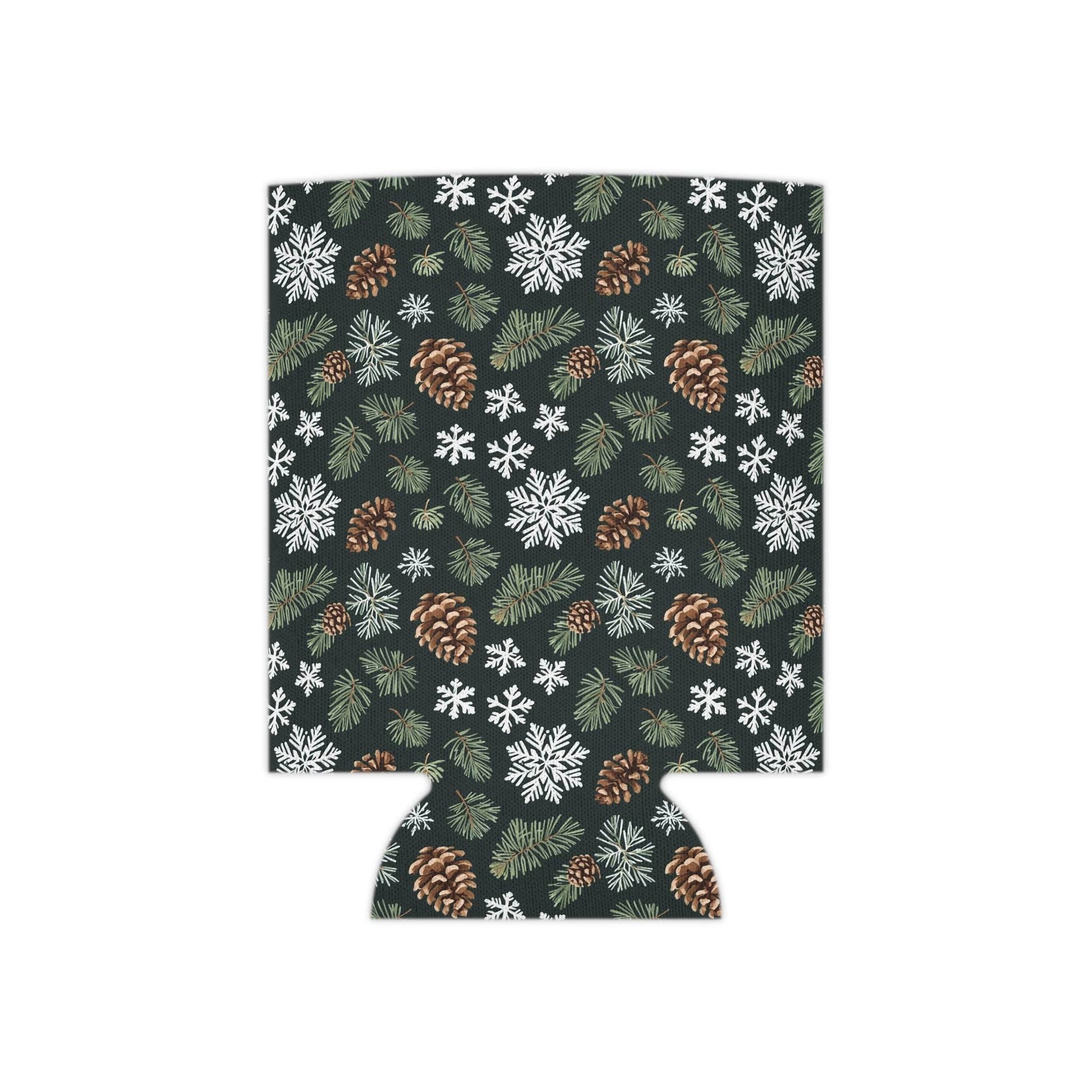 Snowflake Pine Can Cooler BOGO 50% off - DeRose Seasonal