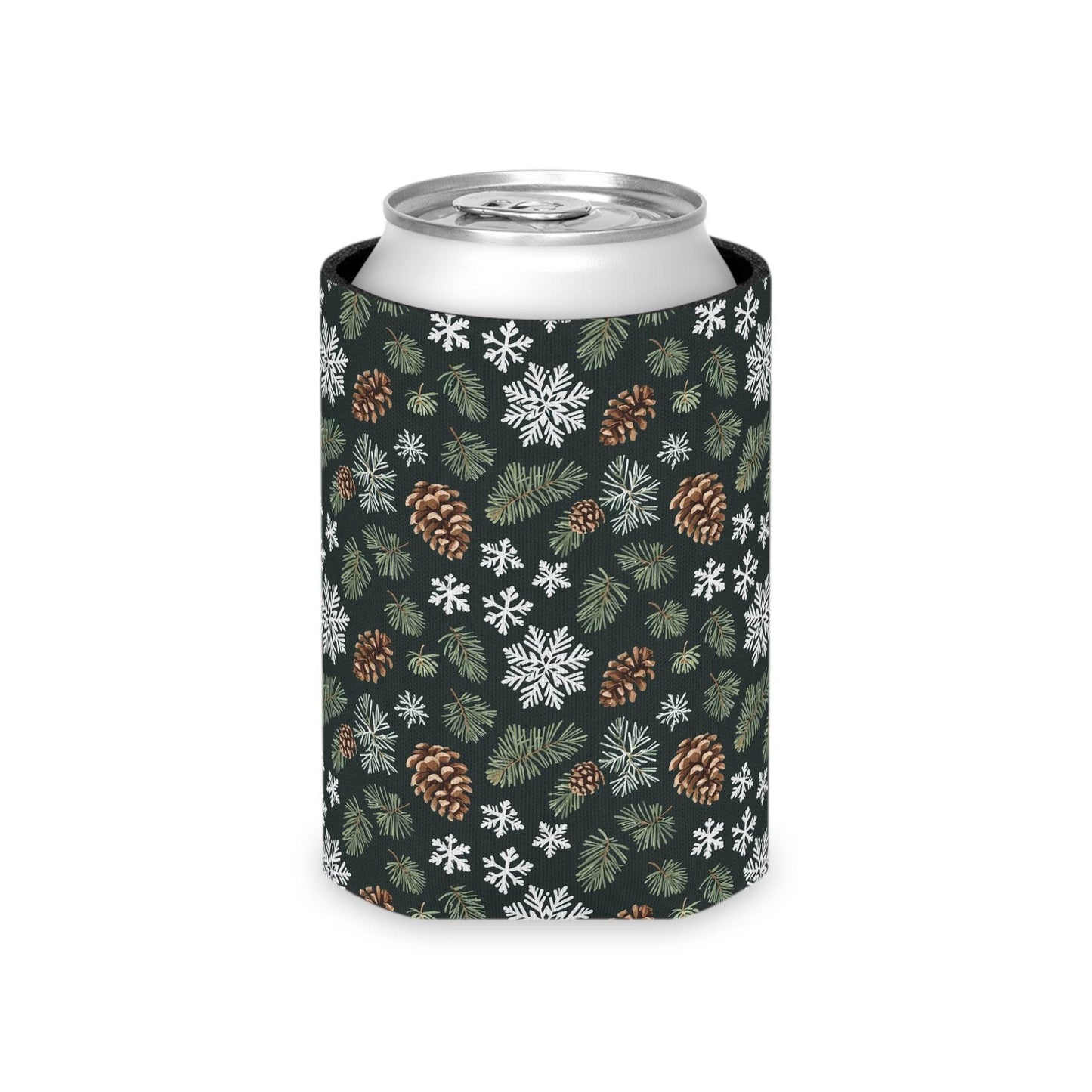 Snowflake Pine Can Cooler BOGO 50% off - DeRose Seasonal