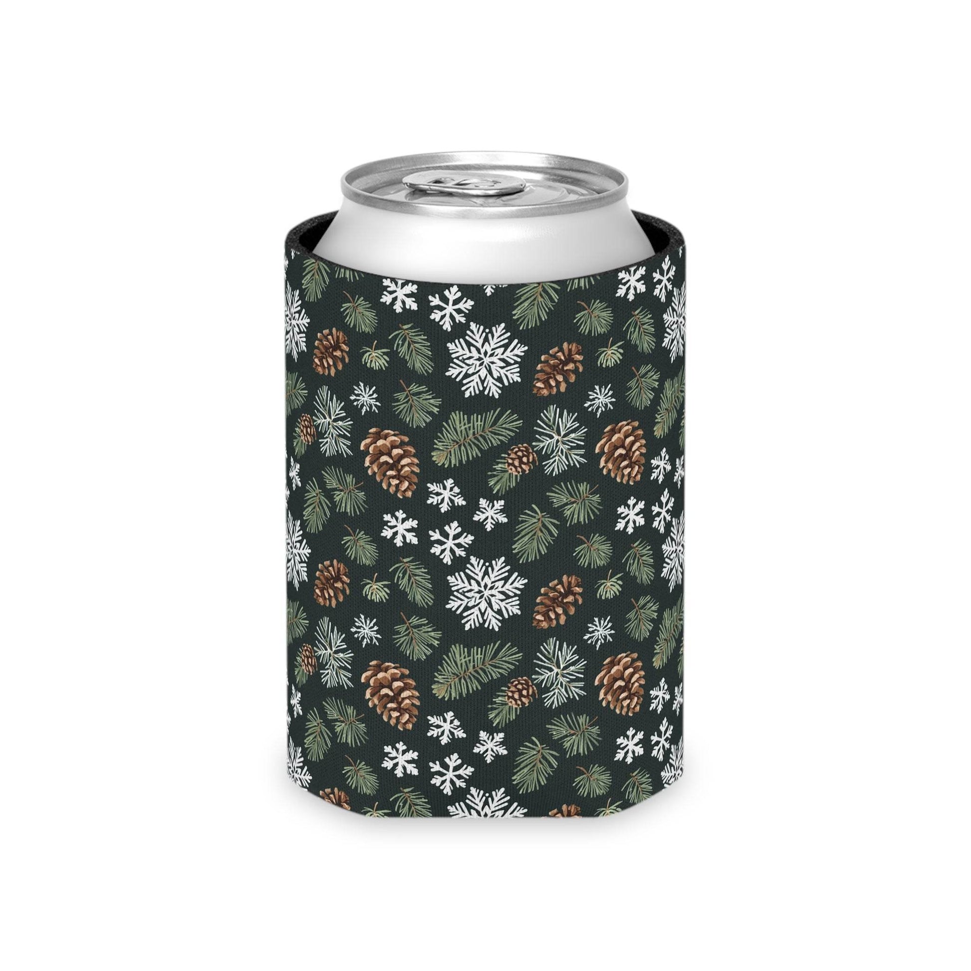Snowflake Pine Can Cooler BOGO 50% off - DeRose Seasonal
