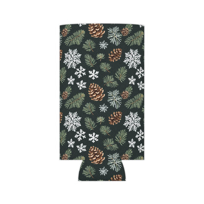 Snowflake Pine Can Cooler BOGO 50% off - DeRose Seasonal