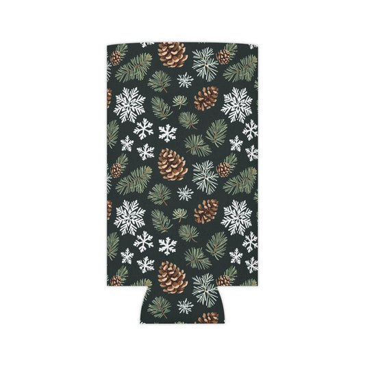 Snowflake Pine Can Cooler BOGO 50% off - DeRose Seasonal