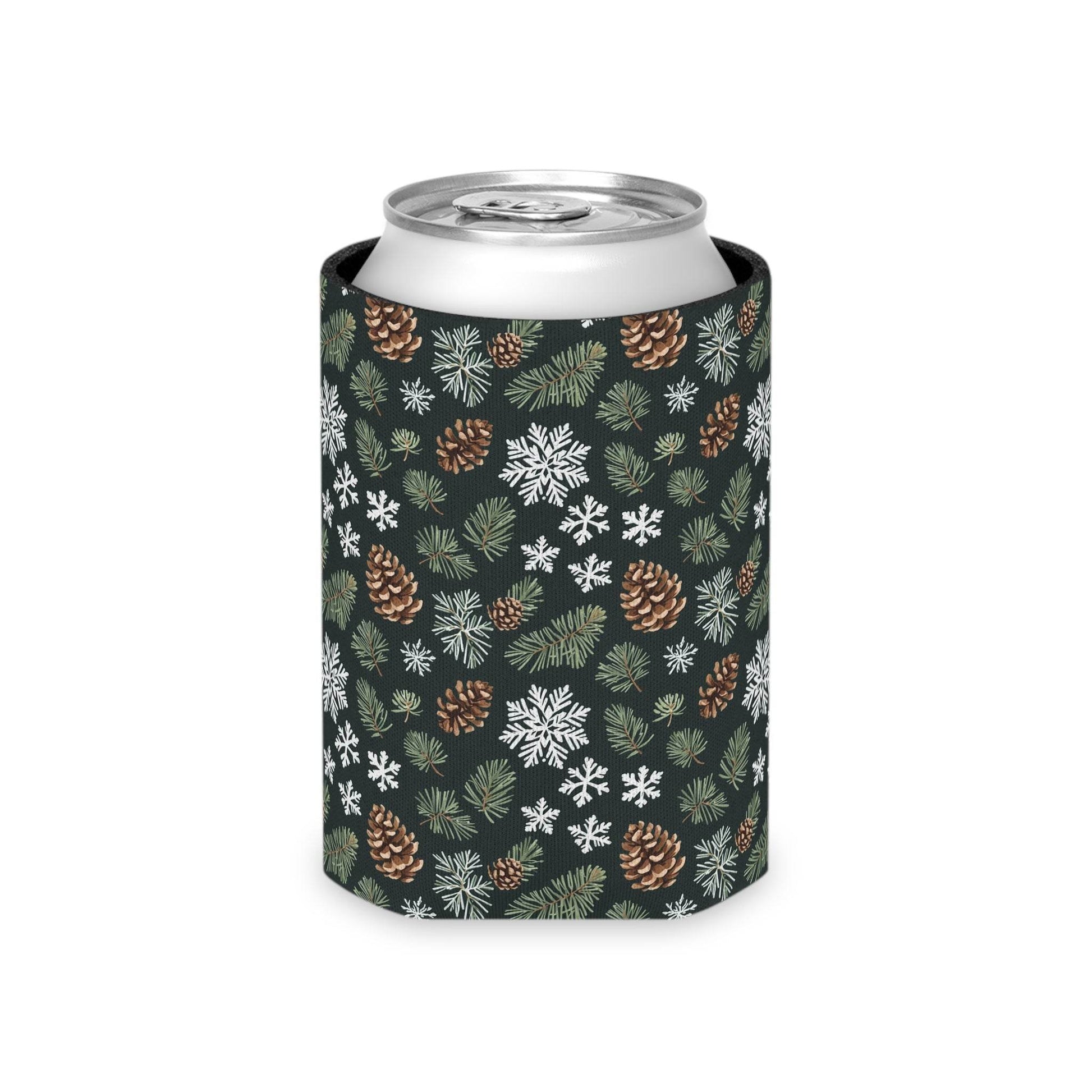 Snowflake Pine Can Cooler BOGO 50% off - DeRose Seasonal