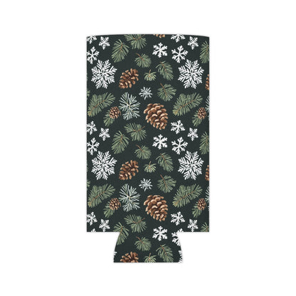 Snowflake Pine Can Cooler BOGO 50% off - DeRose Seasonal