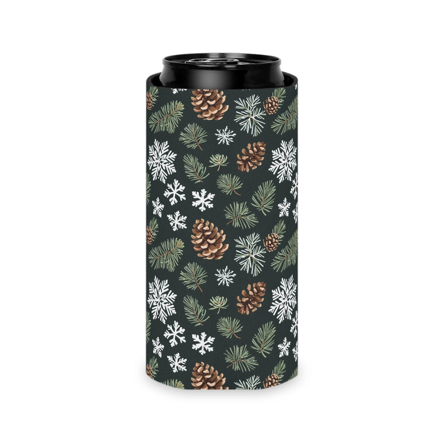 Snowflake Pine Can Cooler BOGO 50% off - DeRose Seasonal