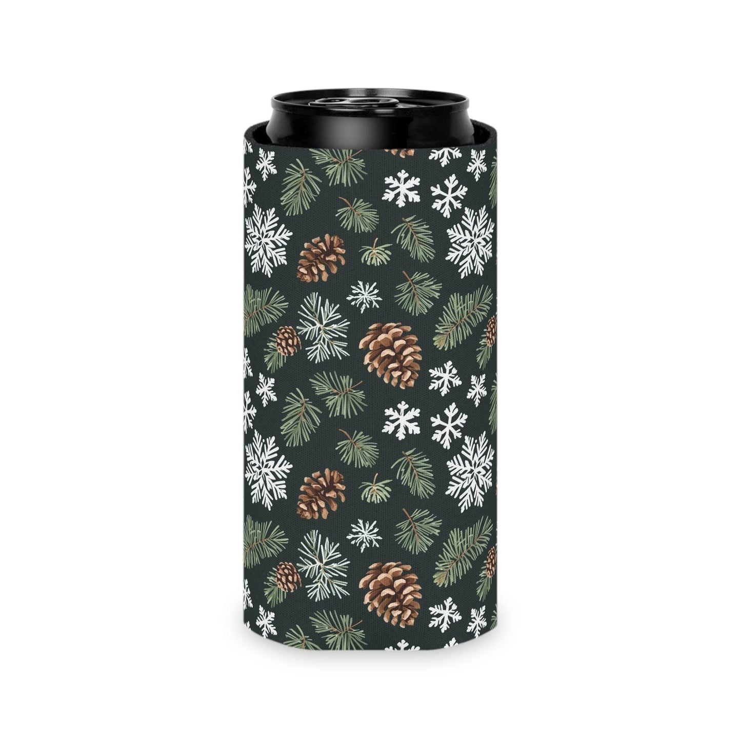 Snowflake Pine Can Cooler BOGO 50% off - DeRose Seasonal