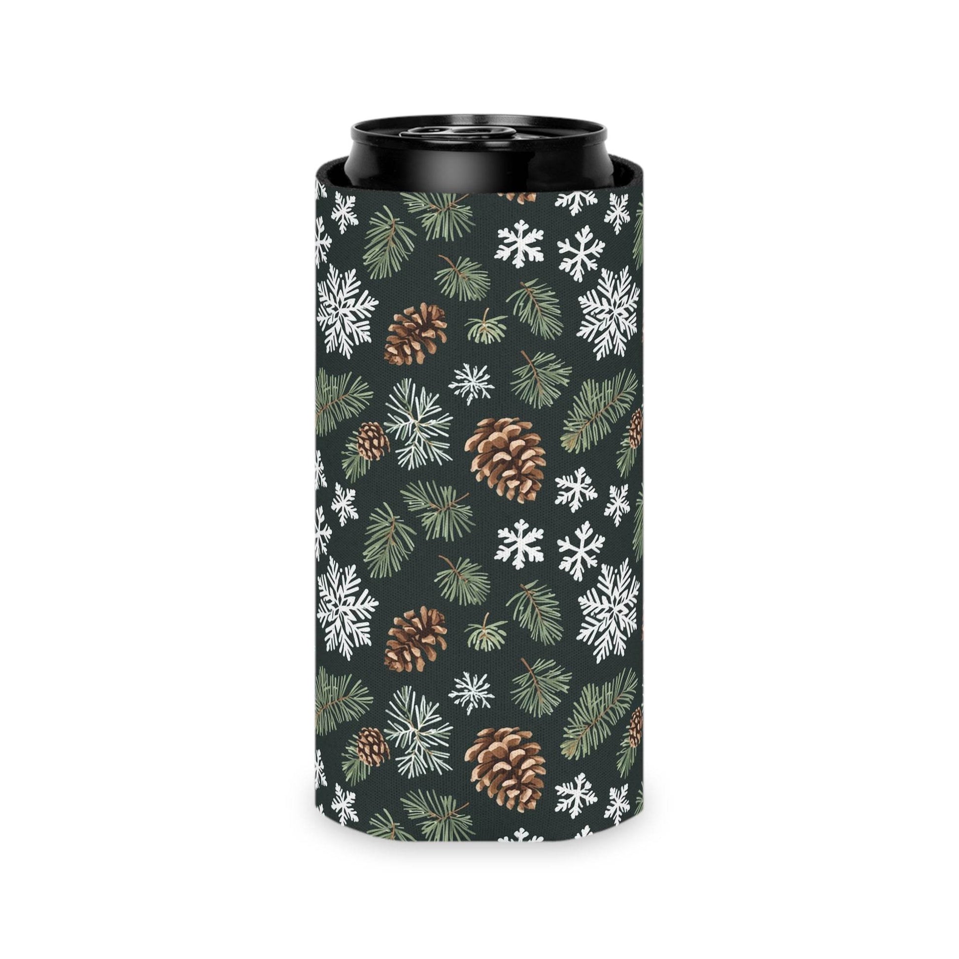 Snowflake Pine Can Cooler BOGO 50% off - DeRose Seasonal