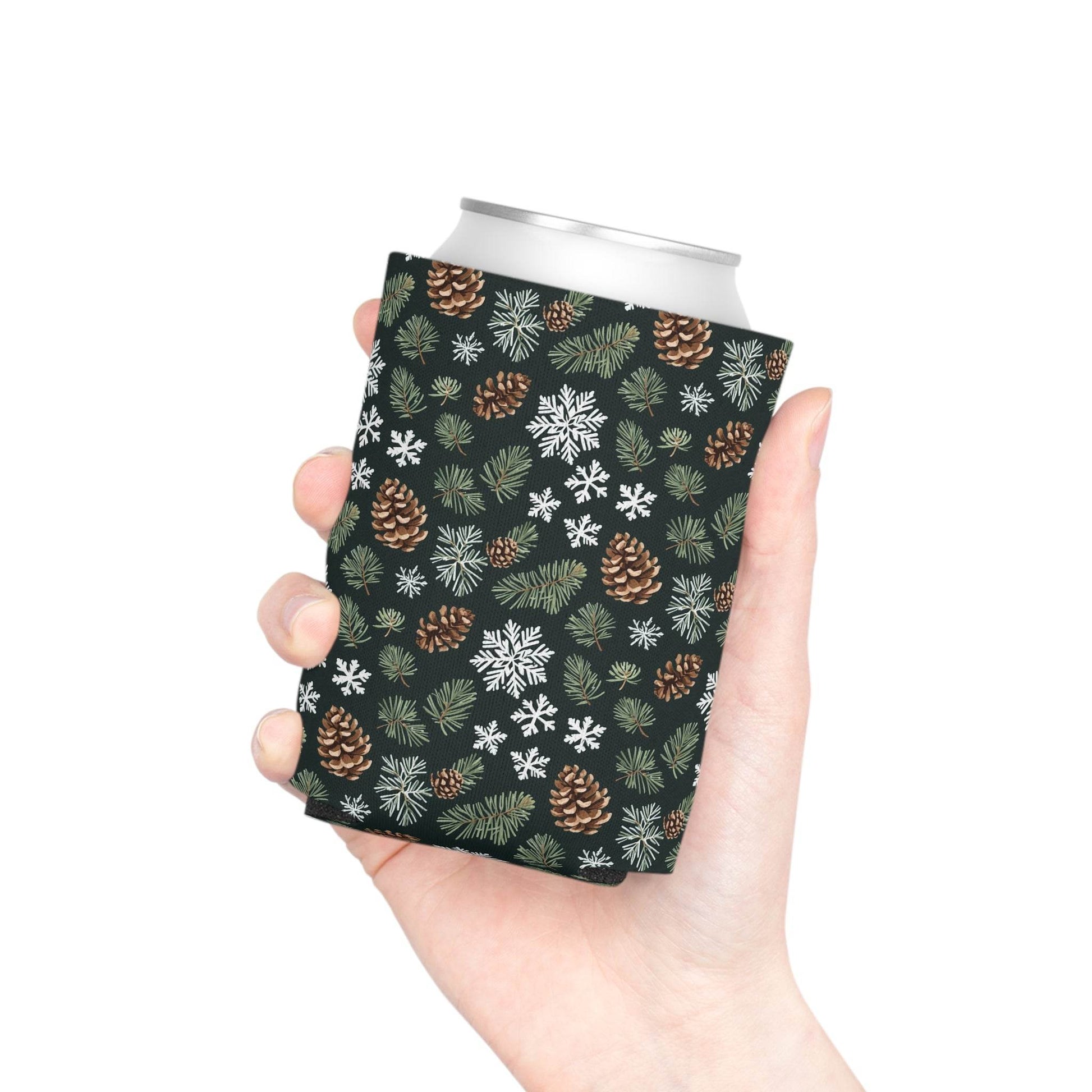 Snowflake Pine Can Cooler BOGO 50% off - DeRose Seasonal