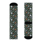 Snowflake Pine Polyester Christmas Crew Socks 3 sizes - DeRose Seasonal