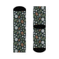 Snowflake Pine Polyester Christmas Crew Socks 3 sizes - DeRose Seasonal