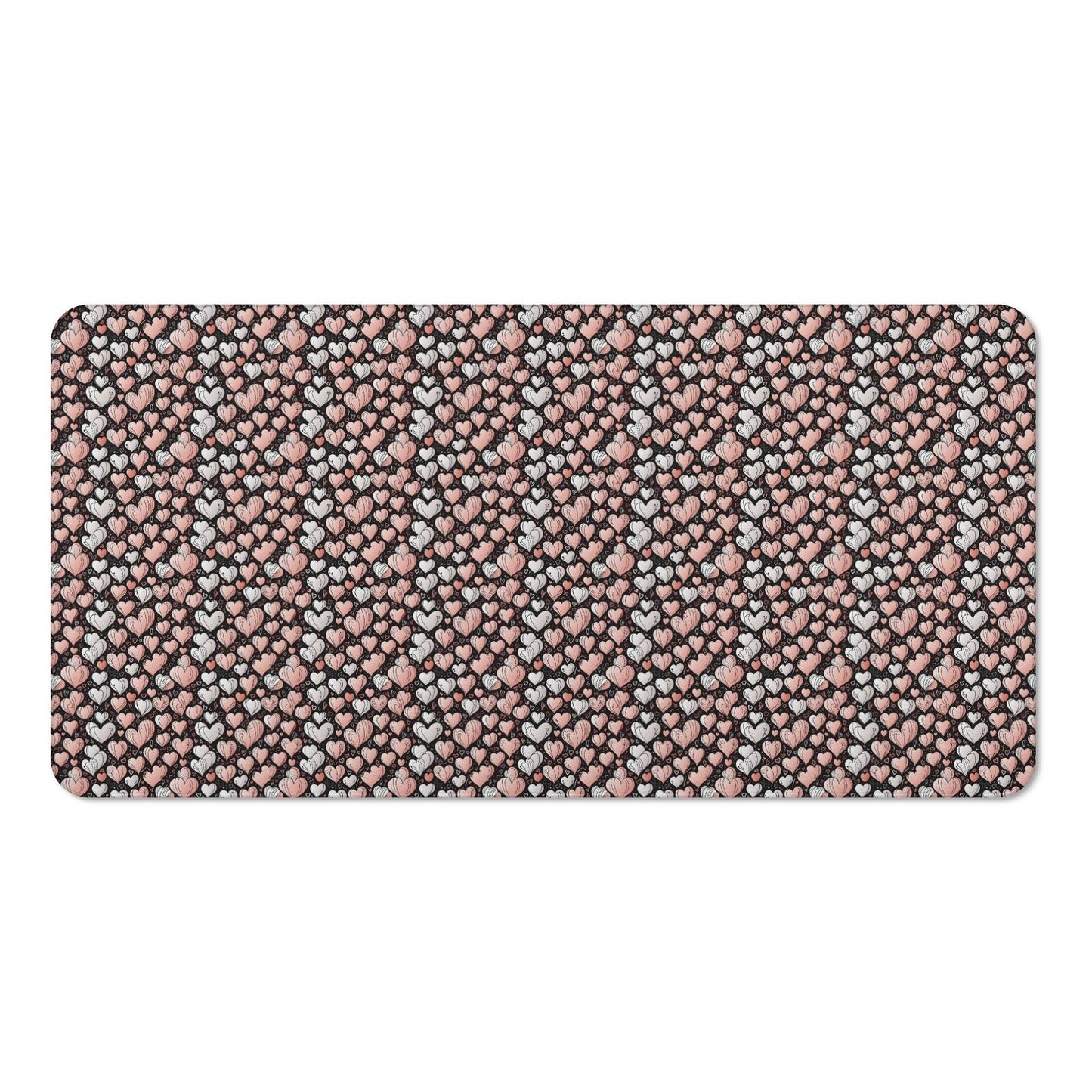 Pink Hearts Bath Towel - DeRose Seasonal
