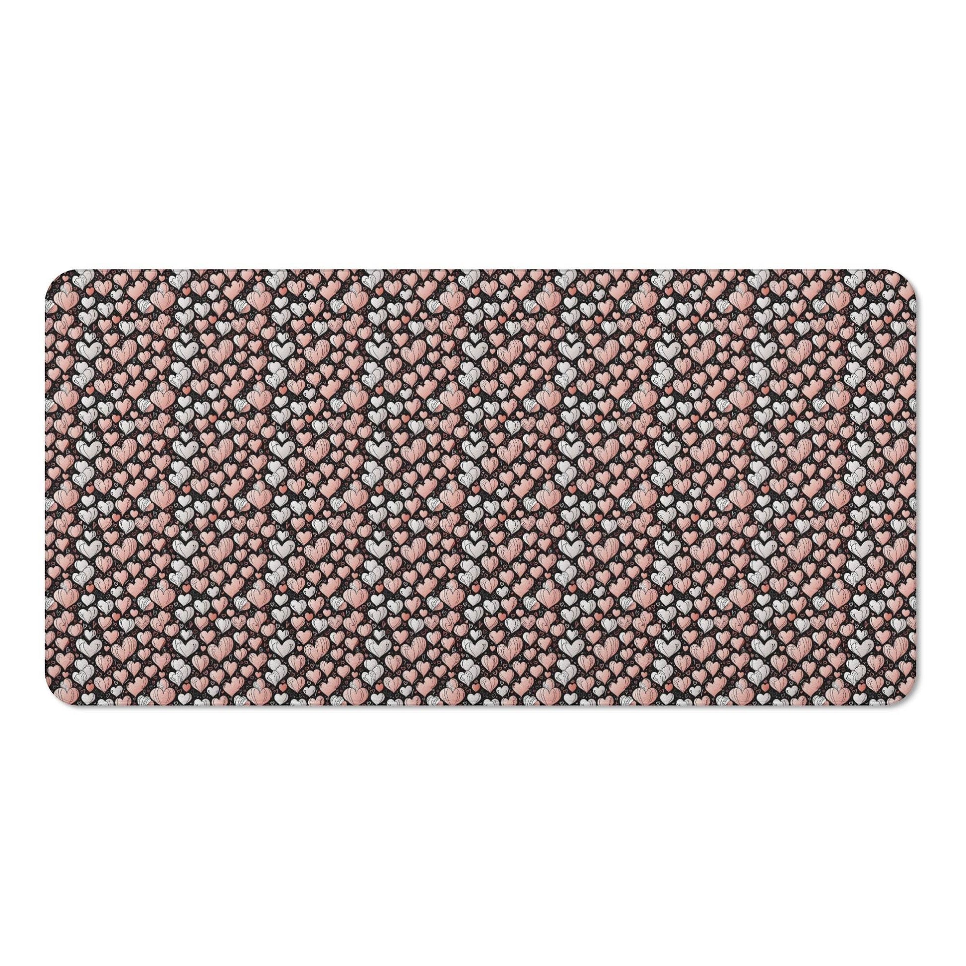 Pink Hearts Bath Towel - DeRose Seasonal