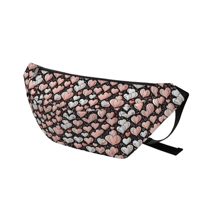 Pink Hearts Fanny Pack - DeRose Seasonal