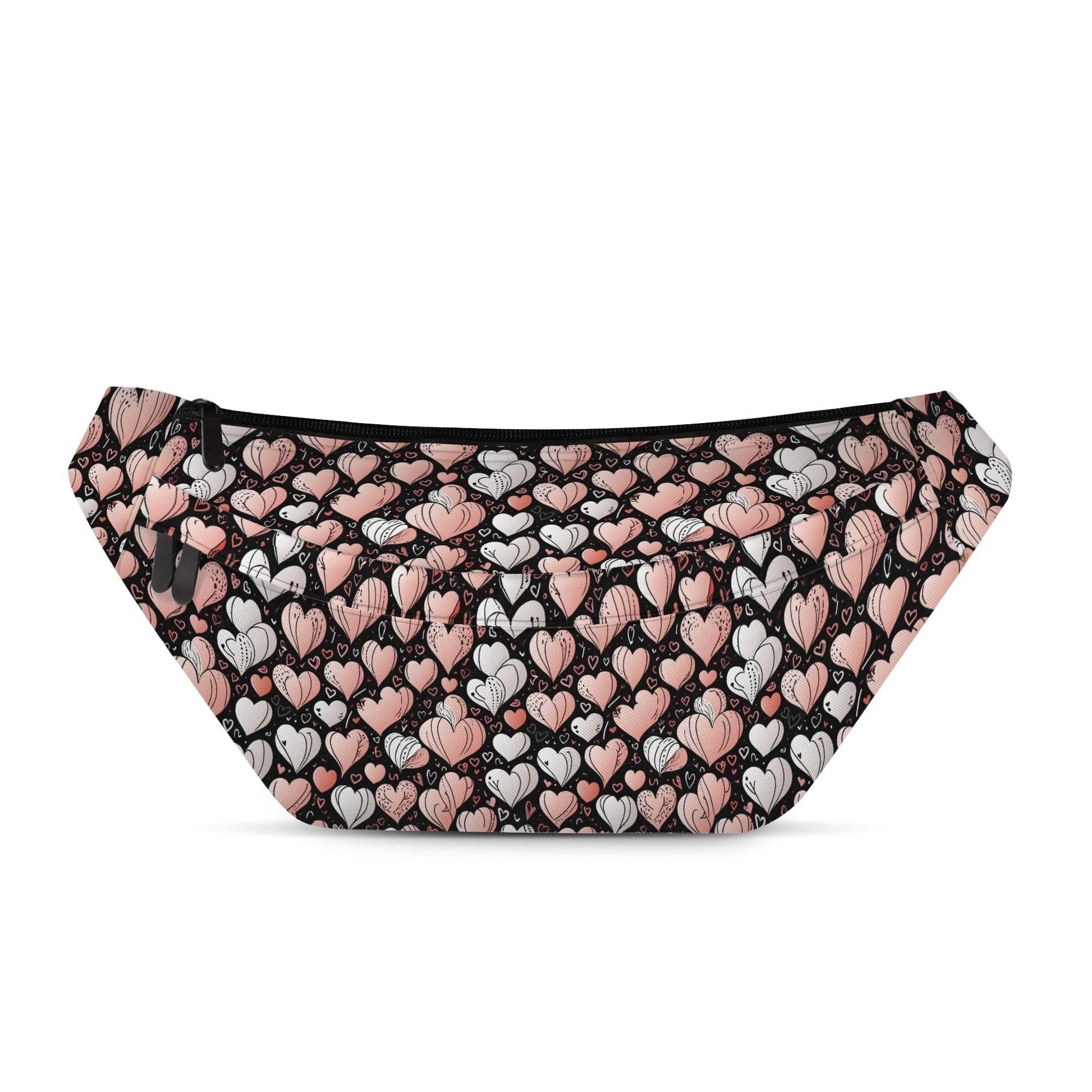 Pink Hearts Fanny Pack - DeRose Seasonal
