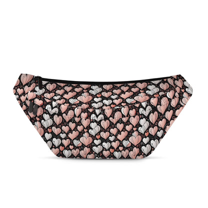 Pink Hearts Fanny Pack - DeRose Seasonal