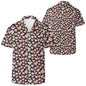 Pink Hearts Men's Casual Hawaiian Shirt - DeRose Seasonal