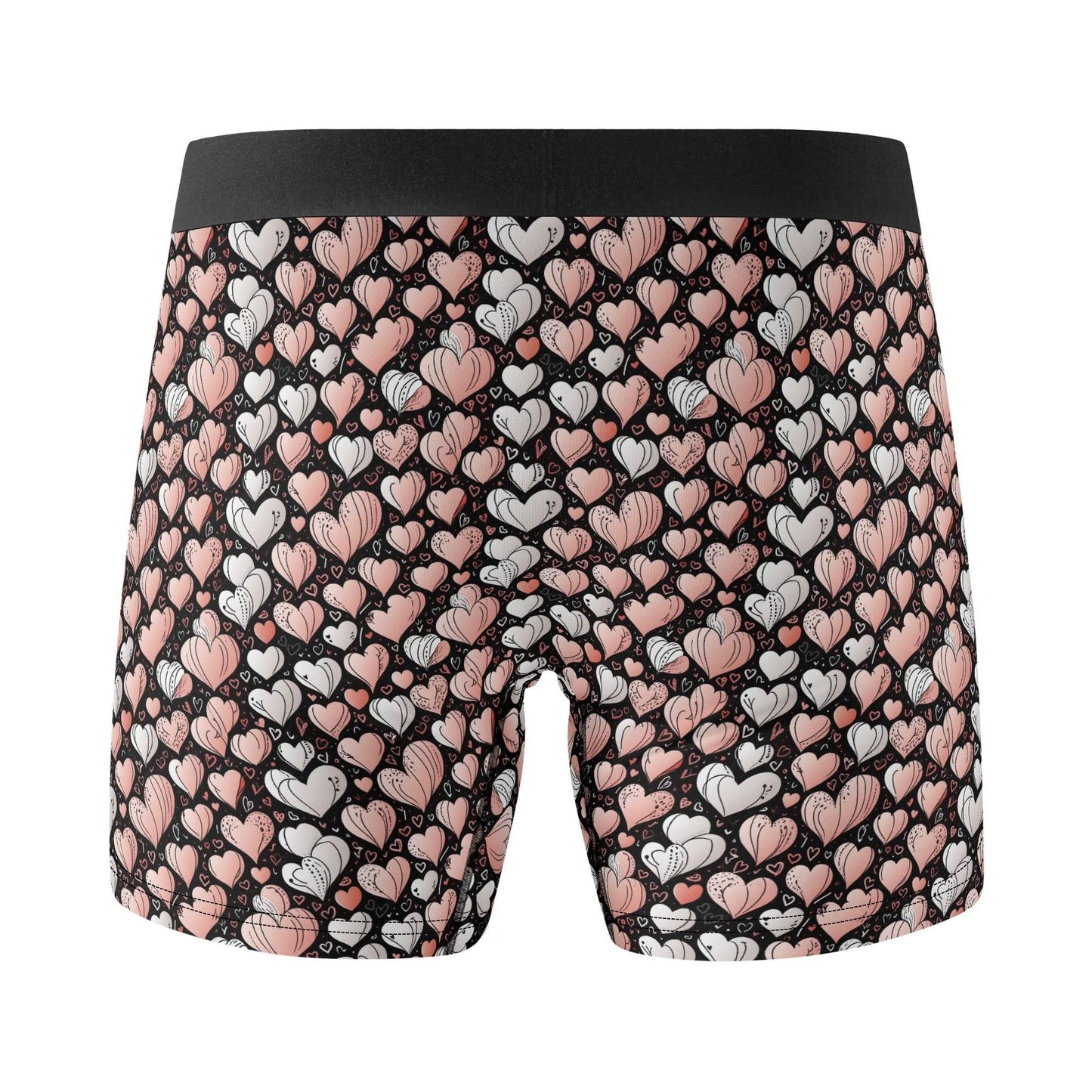 Pink Hearts Men's Classic Stretch Trunks & Underwear - DeRose Seasonal