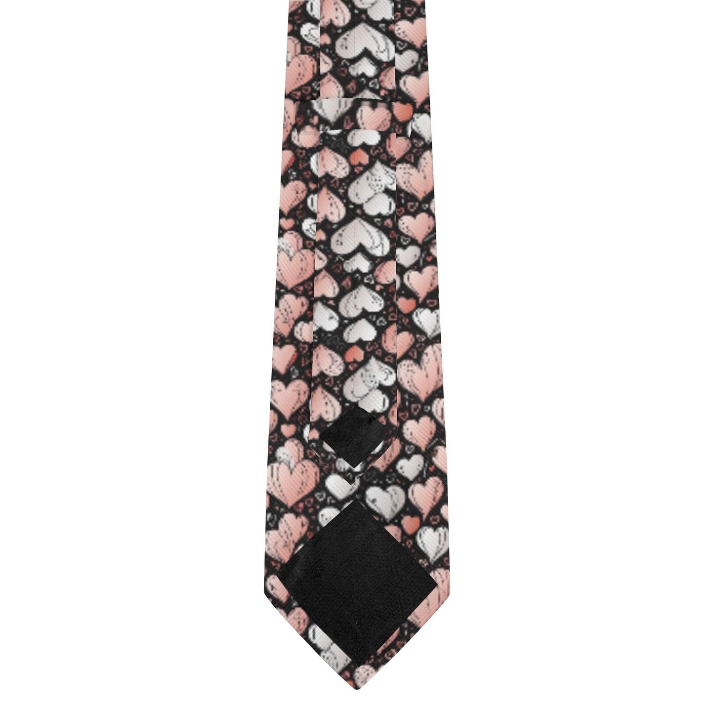 Pink Hearts Men's Necktie - DeRose Seasonal