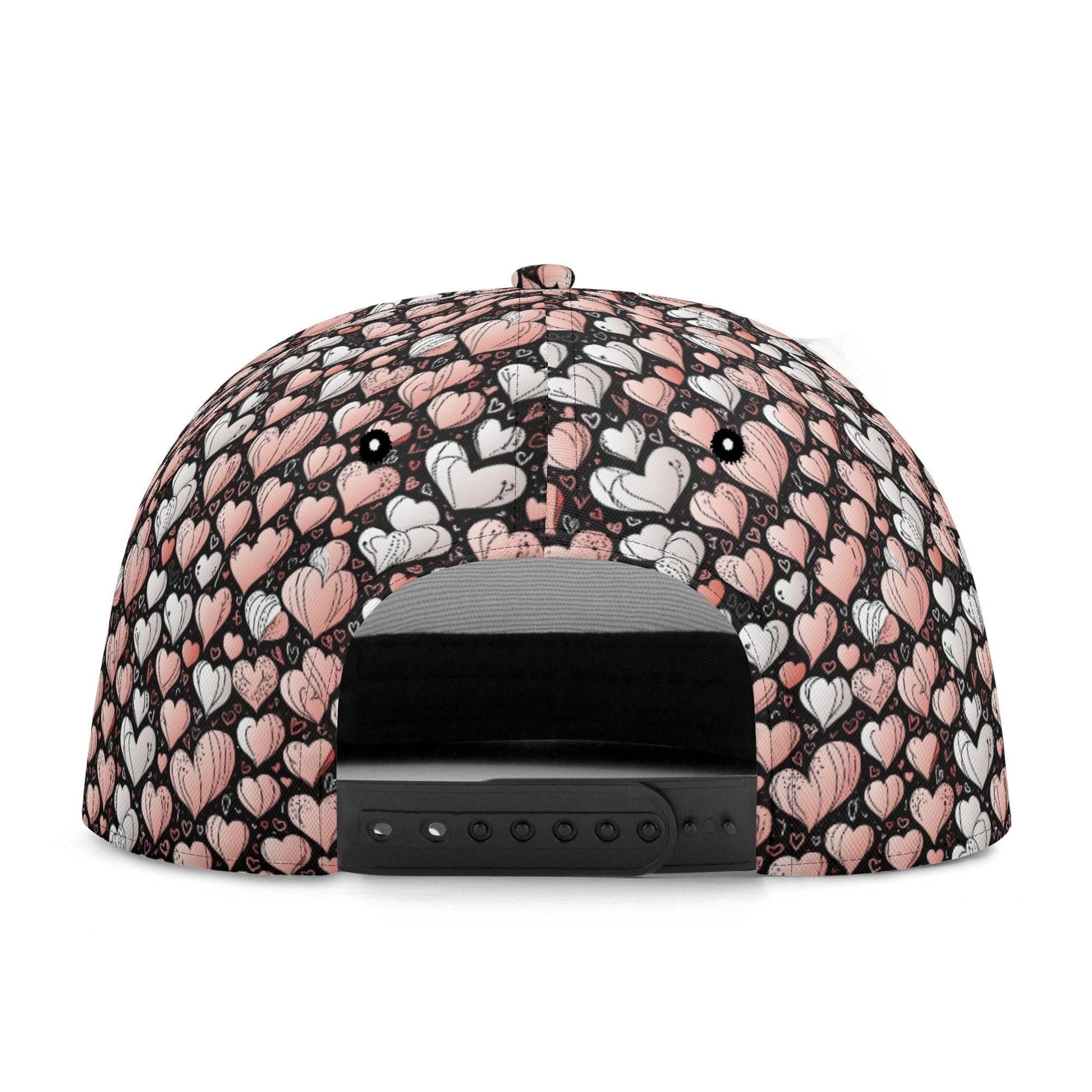 Pink Hearts Unisex Classic Snapbacks - DeRose Seasonal