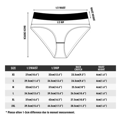 Pink Hearts Women's Mid Waisted Briefs - DeRose Seasonal