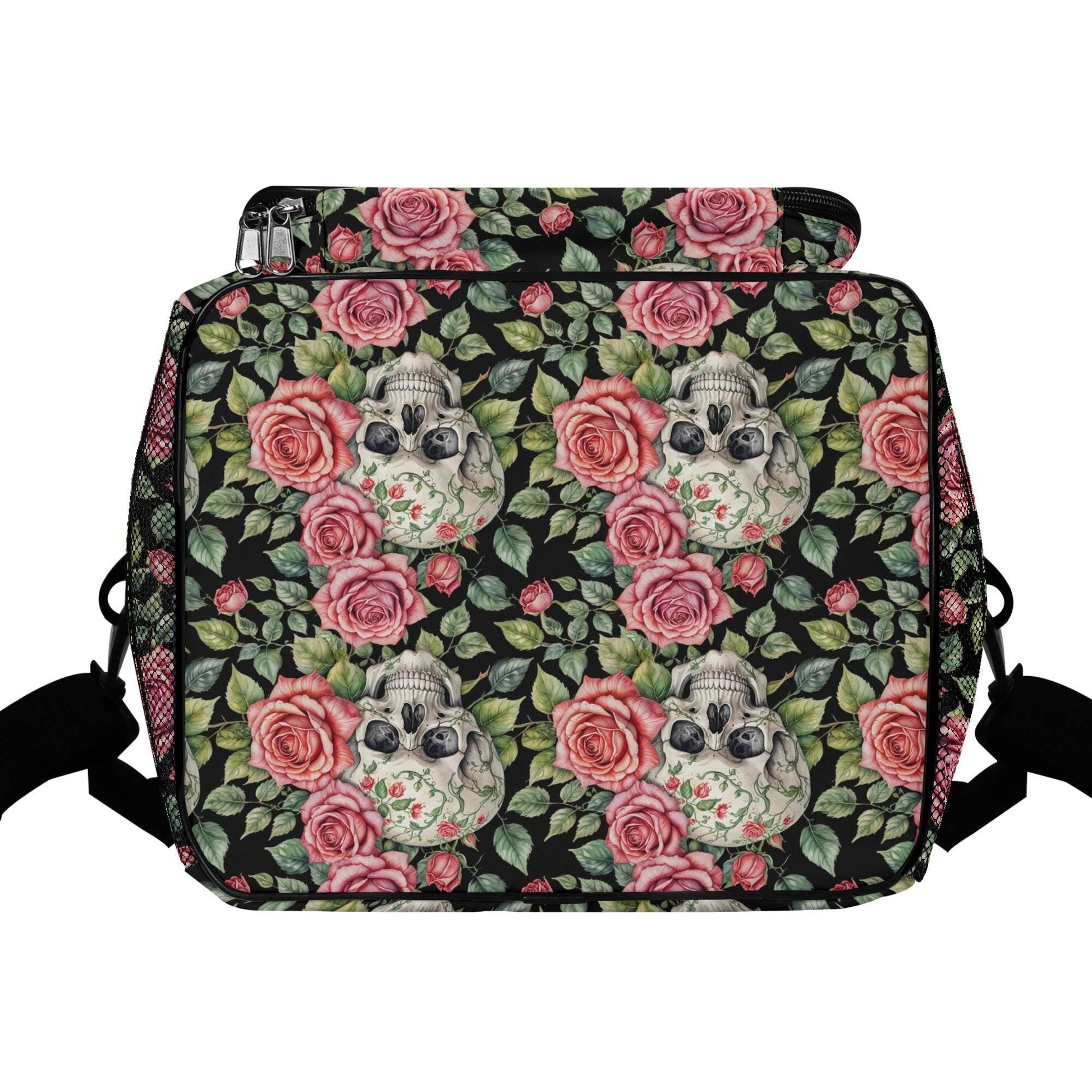 Pink Skulls Insulated Leakproof Cooler Bag Lunch Box - DeRose Seasonal